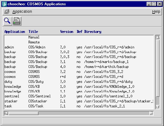 Figure 20 — Installed COSmanager products
