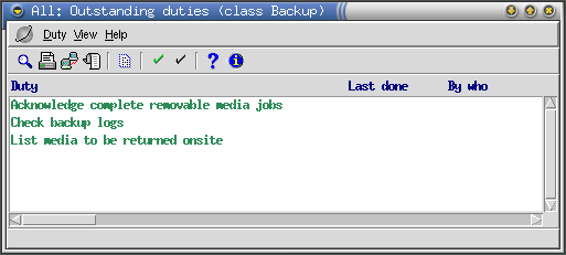 Figure 1 — Duty console (GUI version)